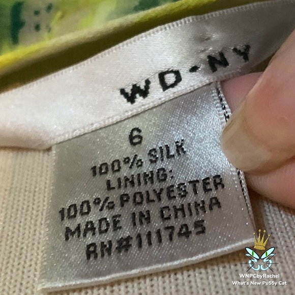 WD NY Silk Carwash Skirt, Size 6 **Fits 8-10** - Picture 7 of 10